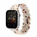MAIRUI Resin Stretchy Watch Band for Apple Watch 41/40/38mm Slim Elastic Strap by Deal US