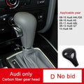 GIPFIRE Carbon Fiber Style Gear Shift Knob Cover For Audi A4L A5 A6L Q5 Q7 by Deal US