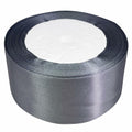 MEYIART 25 Yards 1.5" Silver Gray Satin Ribbon Wedding Gift Wrap Bows by Deal US