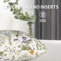 Yaemikoo 2PCS 18x18in Spring Sage Green Floral Pillow Covers Throw Pillow Cases by Deal US