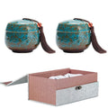 2PCS Mini Small Cremation Urns Ashes Funeral Keepsake Home Office Display by Deal US