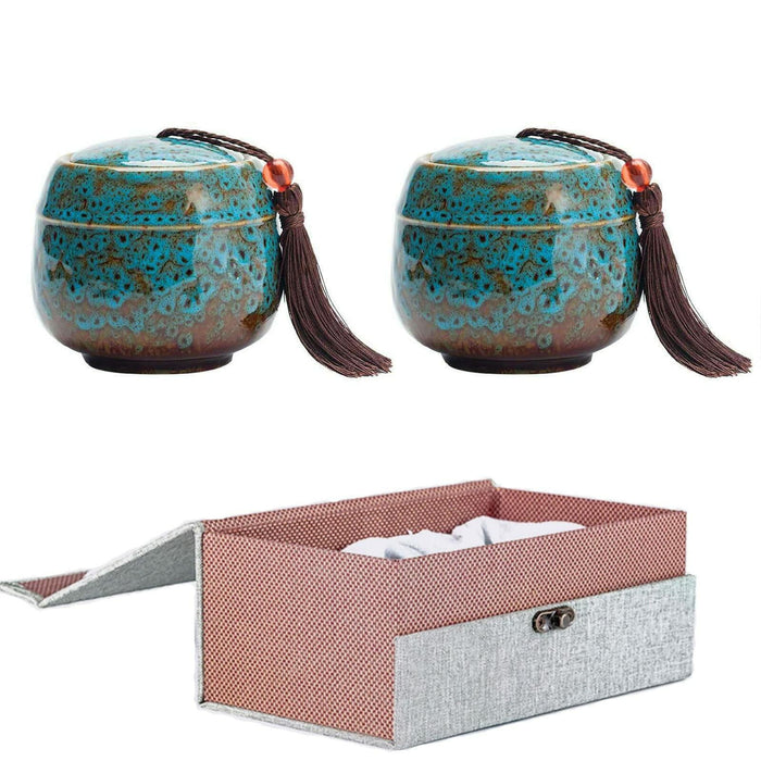 2PCS Mini Small Cremation Urns Ashes Funeral Keepsake Home Office Display by Deal US