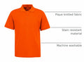 Premium Wear Boys Uniform Polo Shirt |Orange L by Deal US