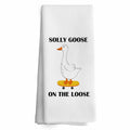 TAEDIN Funny Sarcastic Goose Dish Towel 16x24 Polyester Farmhouse 2-Pack by Deal US
