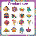 HOWAF 32pcs Diwali Table Decorations Centerpiece Sticks Photo Booth Props by Deal US