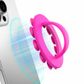 HZZADZXW Silicone Phone Grip Detachable Hand Holder Soft Loop Rose Red by Deal US