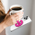 HZZADZXW Silicone Phone Grip Detachable Hand Holder Soft Loop Rose Red by Deal US