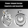 Lelisex Stainless Steel Male Chastity Cage Dark Lock 50mm Ring Adult Toy by Deal US
