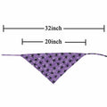 KZHAREEN 2 Pack Halloween Dog Bandana Reversible Triangle Scarf Large by Deal US