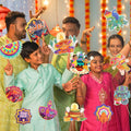 HOWAF 32pcs Diwali Table Decorations Centerpiece Sticks Photo Booth Props by Deal US