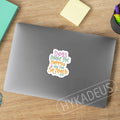 3PCS Dog Mom Stickers Waterproof Vinyl Decals 3"x2.3" Gift for Mom by Deal US