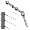 1/8" T316 Stainless Steel Adjustable Cable Railing Kit for 1.5" Metal Post