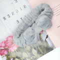 Awenbin Spa Headband Bowknot Misty Gray Reusable Soft Hairband for Face/Yoga by Deal US
