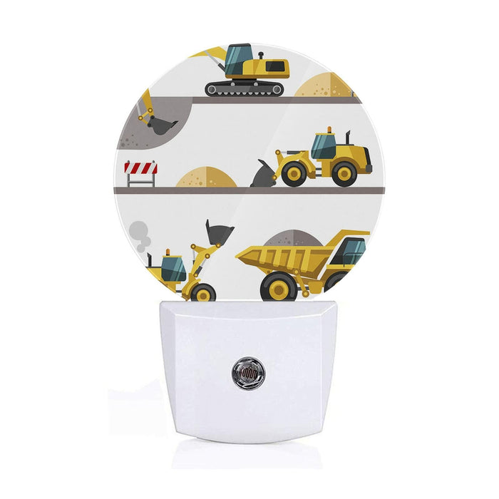 Axayaz Construction Truck Plug In Night Light LED Excavator Loader Lamp by Deal US