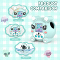SKRVGOJFG Silicone Case for Punirunes Virtual Pet with Lanyard Blue by Deal US