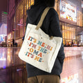 WCGXKO Oma Tote Beach Bag Large Beige Letter Print Size L by Deal US