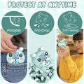 SKRVGOJFG Silicone Case for Punirunes Virtual Pet with Lanyard Blue by Deal US