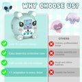 SKRVGOJFG Silicone Case for Punirunes Virtual Pet with Lanyard Blue by Deal US