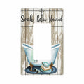 OHZOLLAN Inspirational Quote Rustic Barn Wood Single Rocker Light Switch Cover by Deal US