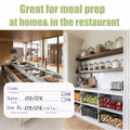 HSDCO Food Container Labels 2x1 Removable Freezer Stickers Blue 500pcs by Deal US