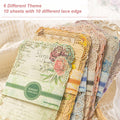 Naszonus Vintage Floral Scrapbook Paper Set 60 Sheets 4.2x6.7 Inch by Deal US