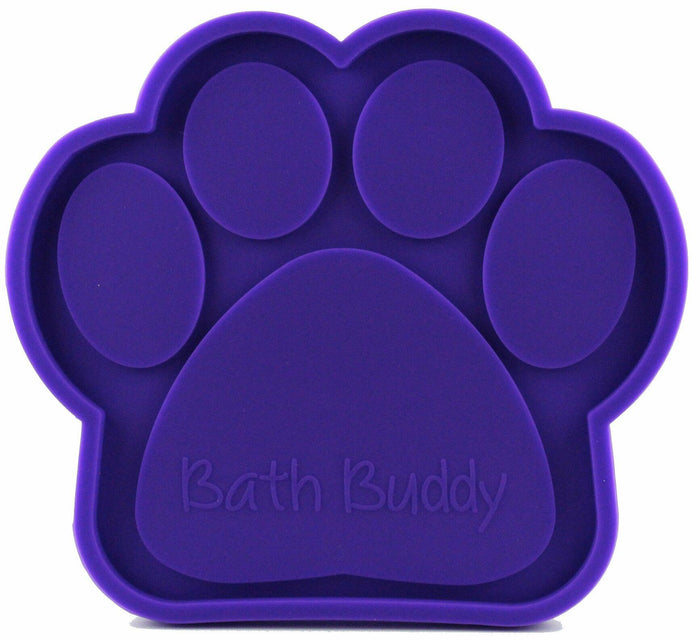 Bath Buddy Dog Bath Toy Peanut Butter Spread Helper Purple by Deal US