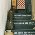 Script Stencil for Wood Painting French Writing Checkerboard Craft by Deal US