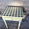 Script Stencil for Wood Painting French Writing Checkerboard Craft by Deal US