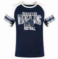 Fansamer Mens Vintage Striped City Football Tee White Navy Size XXL by Deal US