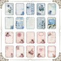 Naszonus Vintage Floral Scrapbook Paper Set 60 Sheets 4.2x6.7 Inch by Deal US
