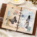 Naszonus Vintage Floral Scrapbook Paper Set 60 Sheets 4.2x6.7 Inch by Deal US