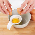 WsjiaboFux White Egg Yolk Separator Plastic Strainer for Baking 1 Count by Deal US