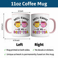 KINAPATO Friend Mug Funny Bestie Gift White Pink 11oz Ceramic by Deal US