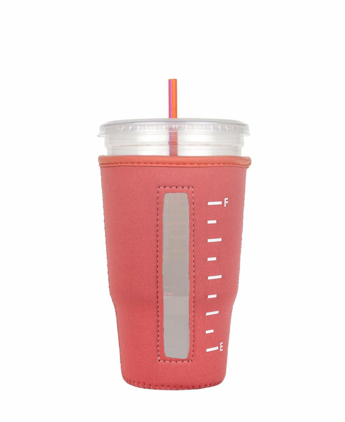 BH essentials Inc. Reusable Neoprene Cup Sleeve Insulator Royal Blue Size Large by Deal US