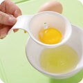 WsjiaboFux White Egg Yolk Separator Plastic Strainer for Baking 1 Count by Deal US