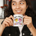 KINAPATO Friend Mug Funny Bestie Gift White Pink 11oz Ceramic by Deal US