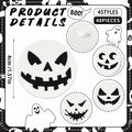 Amyhill Halloween Ghost Cupcake Toppers Rings 48 Pack Party Supplies by Deal US