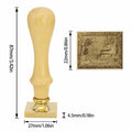 maotouying Wax Seal Stamp Laser Engraved for Envelopes Invitations Gift by Deal US