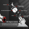 QITUO Push to Connect Fittings 8mm x 1/4 NPT Male Straight 15 Pcs by Deal US