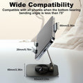 Joe zlvy Cell Phone Stand 360° Rotatable Adjustable Foldable Silvery by Deal US