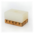 Bamboo Soap Holder Self Draining Wooden Soap Dish Bathroom Accessory by Deal US