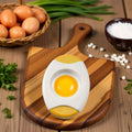 Juroicessry Yellow Egg Shell Opener Cutter Kitchen Tool Acacia Wood by Deal US