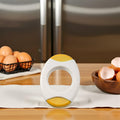 Juroicessry Yellow Egg Shell Opener Cutter Kitchen Tool Acacia Wood by Deal US