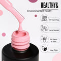 YOKE FELLOW Gel Nail Polish Set 6 Pcs 10ML Nude Pink Glitter Gel Polish by Deal US