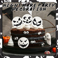 Amyhill Halloween Ghost Cupcake Toppers Rings 48 Pack Party Supplies by Deal US