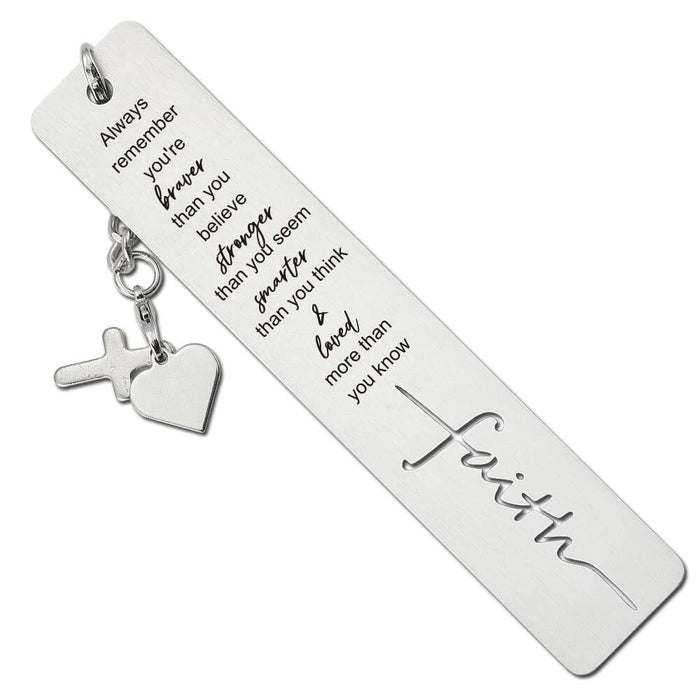 Faith Bookmarks Christian Gift for Women Teachers Readers Friends by Deal US