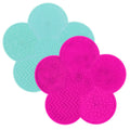 OUYFBO Makeup Brush Cleaning Pad 2 Pack Silicone Cleaner Mat w Suction by Deal US