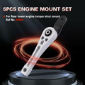QRYIPPDM Engine Motor Mount Set for Ford Focus 2.0L Auto 2000-2004 by Deal US