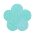 OUYFBO Makeup Brush Cleaning Pad 2 Pack Silicone Cleaner Mat w Suction by Deal US