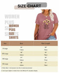 GeLivable Women Plus Size Floral Graphic O Neck Short Sleeve T Shirt by Deal US